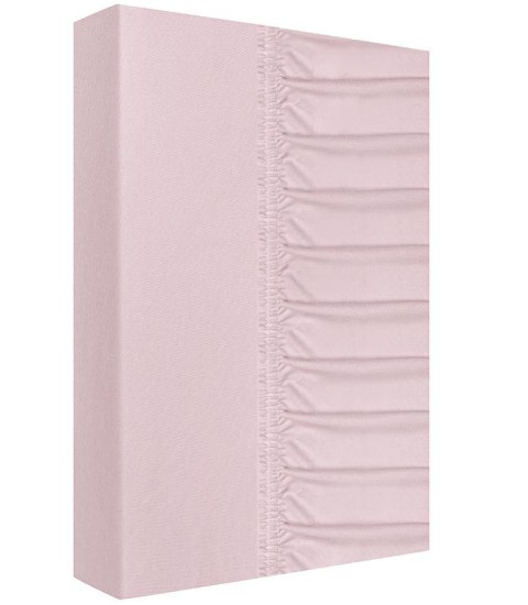 Prześcieradło jersey z gumką 180x200 różowe 160g/m2 Zaratex Prześcieradło jersey z gumką 180x200 różowe 160g/m2 Zaratex