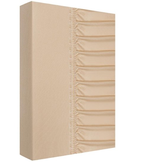 Prześcieradło jersey z gumką 220x200 kość słoniowa 160g/m2 Zaratex Prześcieradło jersey z gumką 220x200 kość słoniowa 160g/m2 Zaratex