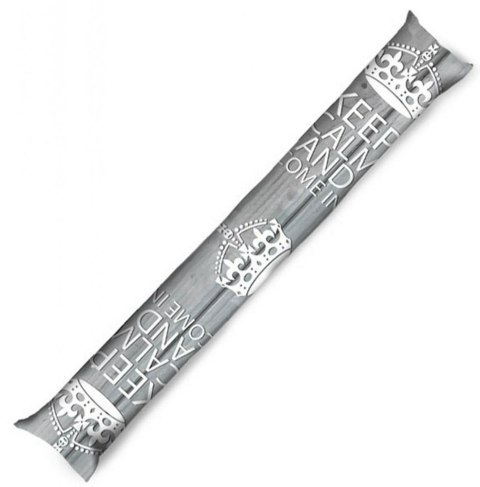 Wałek do drzwi Salut 15x86 Keep calm srebrny Domarex Wałek do drzwi Salut 15x86 Keep calm srebrny Domarex