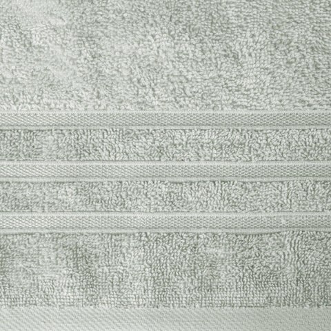 Komplet ręczników 2 szt Loca srebrny upominkowy frotte 480g/m2 Eurofirany Komplet ręczników 2 szt Loca srebrny upominkowy frotte 480g/m2 Eurofirany