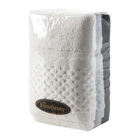 Komplet ręczników 3 cz. 3x30x50 biały beżowy czarny 550 g/m2 frotte zestaw upominkowy 23 Komplet ręczników 3 cz. 3x30x50 biały beżowy czarny 550 g/m2 frotte zestaw upominkowy 23