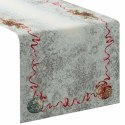 Obrus bieżnik 40x100 gobelinowy popielaty kolorowy świąteczny Eurofirany