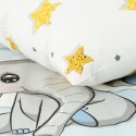 Pościel bawełniana 100x135 Kids 11 Słonie biała niebieska poszewka 40x50 do łóżeczka Eurofirany Pościel bawełniana 100x135 Kids 11 Słonie biała niebieska poszewka 40x50 do łóżeczka Eurofirany