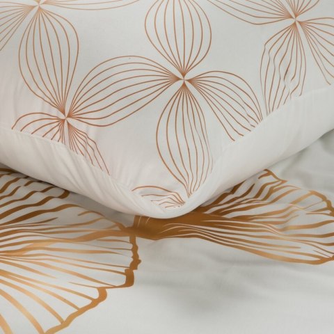 Pościel satynowa 160x200 Blanca 10 biała złota liście geometria Limited Collection Eurofirany Pościel satynowa 160x200 Blanca 10 biała złota liście geometria Limited Collection Eurofirany