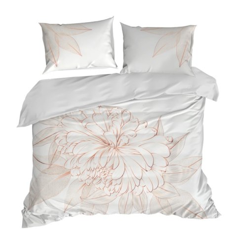 Pościel satynowa 160x200 Blanca 8 biała złota liście Limited Collection Eurofirany Pościel satynowa 160x200 Blanca 8 biała złota liście Limited Collection Eurofirany