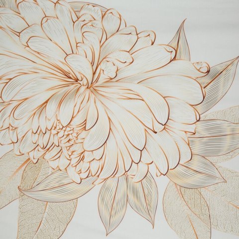 Pościel satynowa 160x200 Blanca 8 biała złota liście Limited Collection Eurofirany Pościel satynowa 160x200 Blanca 8 biała złota liście Limited Collection Eurofirany