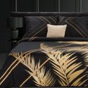 Pościel satynowa 160x200 Victoria 9 czarna złota liście geometria Limited Collection Eurofirany Pościel satynowa 160x200 Victoria 9 czarna złota liście geometria Limited Collection Eurofirany