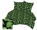 Poszewka z kory 50x60 178b czarna liście zielone gałązki palmy obustronna zapinana na zamek Poszewka z kory 50x60 178b czarna liście zielone gałązki palmy obustronna zapinana na zamek