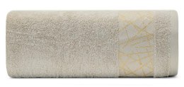 Ręcznik Nika 50x90 beżowy frotte 480g/m2 Eurofirany
