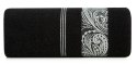 Ręcznik Sylwia 1 50x90 czarny frotte z żakardową bordiurą 500g/m2 Eurofirany Ręcznik Sylwia 1 50x90 czarny frotte z żakardową bordiurą 500g/m2 Eurofirany