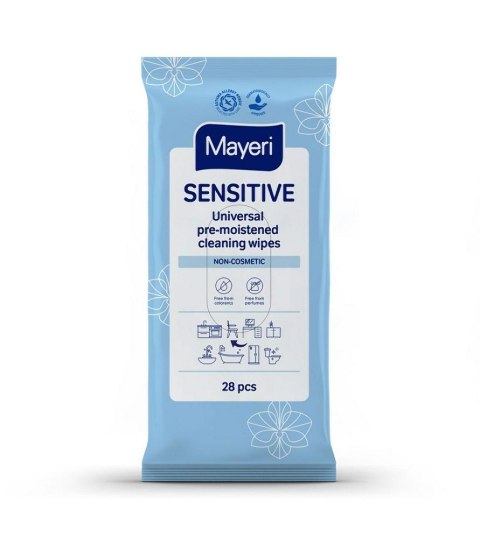 Chusteczki do czyszczenia uniwersalne Sensitiv 28szt Mayeri