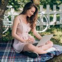 Koc piknikowy 130x145 Harmony granatowy czerwony krata Eurofirany Koc piknikowy 130x145 Harmony granatowy czerwony krata Eurofirany