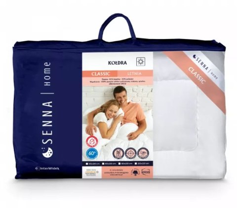 Kołdra antyalergiczna 135x200 Classic letnia biała Inter Widex Kołdra antyalergiczna 135x200 Classic letnia biała Inter Widex