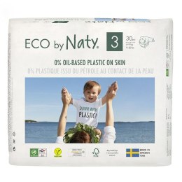 Pieluchy jednorazowe no.3 (4-9kg.) komplet 30 szt. Eco By Naty