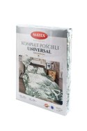 Pościel bawełniana 160x200 Liście palmy zielona Universal Matex Pościel bawełniana 160x200 Liście palmy zielona Universal Matex