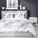 Pościel satynowa 180x200 biała niebieska kwiaty 4397 A Home Satin 122 Pościel satynowa 180x200 biała niebieska kwiaty 4397 A Home Satin 122