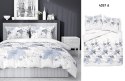 Pościel satynowa 220x200 biała niebieska kwiaty 4397 A Home Satin 122 Pościel satynowa 220x200 biała niebieska kwiaty 4397 A Home Satin 122