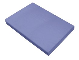 Prześcieradło bawełniane 160x210 błękitne bez gumki Bielbaw