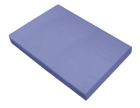 Prześcieradło bawełniane 160x210 błękitne bez gumki Bielbaw Prześcieradło bawełniane 160x210 błękitne bez gumki Bielbaw