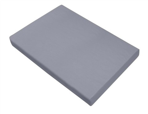 Prześcieradło bawełniane 160x210 stalowe bez gumki Bielbaw Prześcieradło bawełniane 160x210 stalowe bez gumki Bielbaw