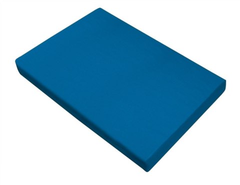 Prześcieradło bawełniane 160x210 turkusowe bez gumki Bielbaw