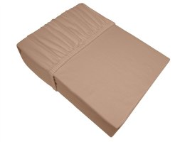 Prześcieradło jersey 100x200 beżowe z gumką Bielbaw