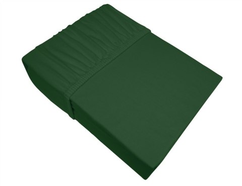 Prześcieradło jersey 160x200 zielone butelkowe z gumką Bielbaw Prześcieradło jersey 160x200 zielone butelkowe z gumką Bielbaw