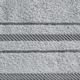Ręcznik Koral 70x140 srebrny frotte 480g/m2 Eurofirany
