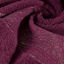Ręcznik Mariel 70x140 bordowy frotte 500g/m2 Eurofirany