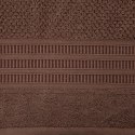 Ręcznik Rosita 50x90 brązowy o ryżowej strukturze 500g/m2 Eurofirany Ręcznik Rosita 50x90 brązowy o ryżowej strukturze 500g/m2 Eurofirany