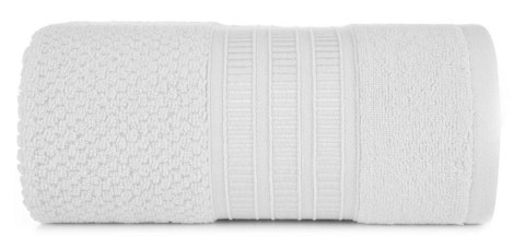 Ręcznik Rosita 70x140 biały o ryżowej strukturze 500g/m2 Eurofirany Ręcznik Rosita 70x140 biały o ryżowej strukturze 500g/m2 Eurofirany