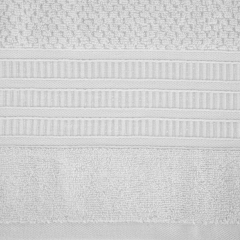 Ręcznik Rosita 70x140 biały o ryżowej strukturze 500g/m2 Eurofirany Ręcznik Rosita 70x140 biały o ryżowej strukturze 500g/m2 Eurofirany