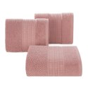 Ręcznik Rosita 70x140 pudrowy różowy o ryżowej strukturze 500g/m2 Eurofirany Ręcznik Rosita 70x140 pudrowy różowy o ryżowej strukturze 500g/m2 Eurofirany
