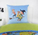 Pościel bawełniana 140x200 Petronella w sosie jabłkowym zielona niebieska poszewka 70x90 H23 Pościel bawełniana 140x200 Petronella w sosie jabłkowym zielona niebieska poszewka 70x90 H23