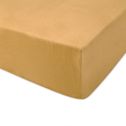 Prześcieradło jersey z gumką 220x200 042 musztardowe Darymex Prześcieradło jersey z gumką 220x200 042 musztardowe Darymex