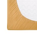 Prześcieradło jersey z gumką 220x200 042 musztardowe Darymex Prześcieradło jersey z gumką 220x200 042 musztardowe Darymex