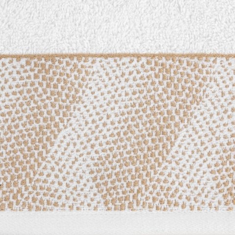 Ręcznik 50x90 Blanca 12 biały złoty geometria 500g/2 frotte Limited Collection Eurofirany Ręcznik 50x90 Blanca 12 biały złoty geometria 500g/2 frotte Limited Collection Eurofirany