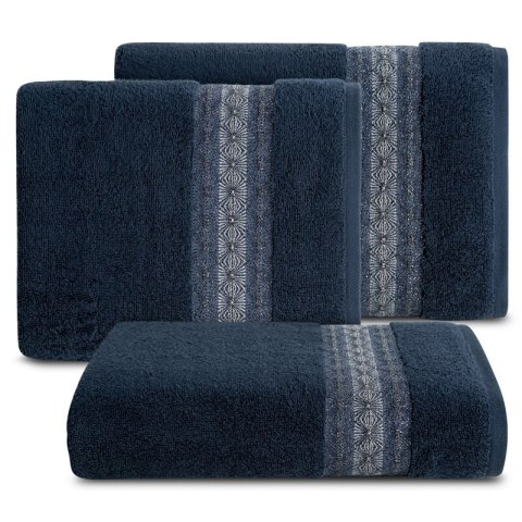 Ręcznik 50x90 Malika granatowy frotte 500g/m2 Eurofirany Ręcznik 50x90 Malika granatowy frotte 500g/m2 Eurofirany
