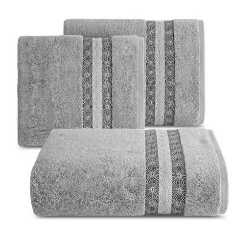 Ręcznik 50x90 Malika srebrny frotte 500g/m2 Eurofirany Ręcznik 50x90 Malika srebrny frotte 500g/m2 Eurofirany