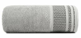 Ręcznik 50x90 Suzana srebrny frotte 500g/m2 Eurofirany