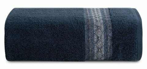 Ręcznik 70x140 Malika granatowy frotte 500g/m2 Eurofirany Ręcznik 70x140 Malika granatowy frotte 500g/m2 Eurofirany