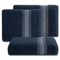 Ręcznik 70x140 Malika granatowy frotte 500g/m2 Eurofirany Ręcznik 70x140 Malika granatowy frotte 500g/m2 Eurofirany