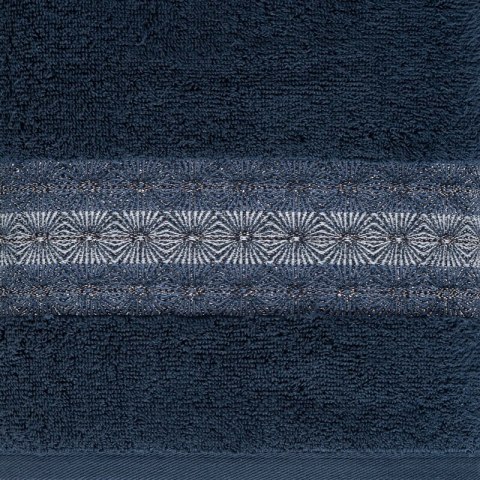 Ręcznik 70x140 Malika granatowy frotte 500g/m2 Eurofirany Ręcznik 70x140 Malika granatowy frotte 500g/m2 Eurofirany