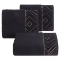 Ręcznik 70x140 Victoria 9 czarny złoty geometria 500g/2 frotte Limited Collection Eurofirany Ręcznik 70x140 Victoria 9 czarny złoty geometria 500g/2 frotte Limited Collection Eurofirany