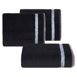 Ręcznik 70x140 Viera czarny frotte 500g/m2 Eurofirany