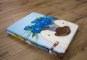 Ręcznik plażowy 75x150 Pan i Pani Panda niebieski dziecięcy bawełniany H23 Ręcznik plażowy 75x150 Pan i Pani Panda niebieski dziecięcy bawełniany H23