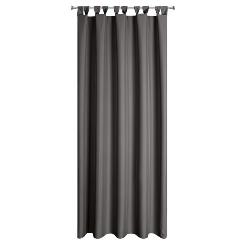 Zasłona gotowa 155x220 Garden stalowa do ogrodu wodoodporna mocowana na szelki/rzep Eurofirany Zasłona gotowa 155x220 Garden stalowa do ogrodu wodoodporna mocowana na szelki/rzep Eurofirany
