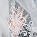 BERENIKA Firanka żakardowa gotowa, szerokość 400 x wysokość 160cm, kolor 001 biały 004304/FBL/001/400160/1
