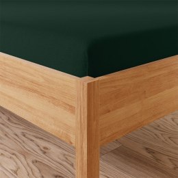 DREAMY PREMIUM Prześcieradło frotte z gumką, szerokość 160 x wysokość 200cm, kolor 035 ciemny zielony;butelkowy 100034/FRG/035/1