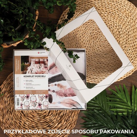 KWIATOWY ŁAPACZ SNÓW, Komplet pościeli PREMIUM z satyny bawełnianej 160x200cm, zadruk dwustronny (do wyczerpania zapasu) T20095/ KWIATOWY ŁAPACZ SNÓW, Komplet pościeli PREMIUM z satyny bawełnianej 160x200cm, zadruk dwustronny (do wyczerpania zapasu) T20095/